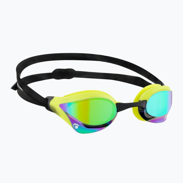 Arena plavecké okuliare Cobra Core Swipe Mirror smaragd/cyber lime