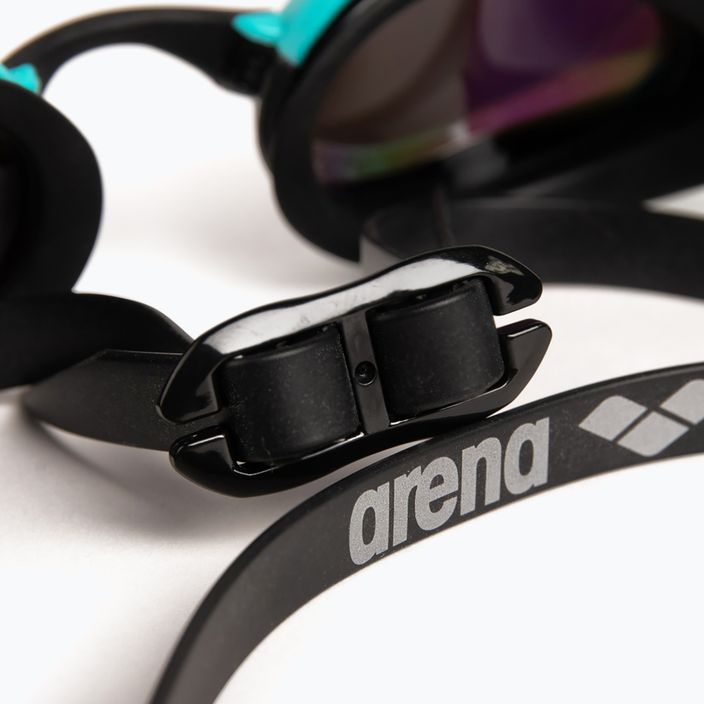 Plavecké okuliare Arena Cobra Ultra Swipe Mirror smaragdové/pávie 8