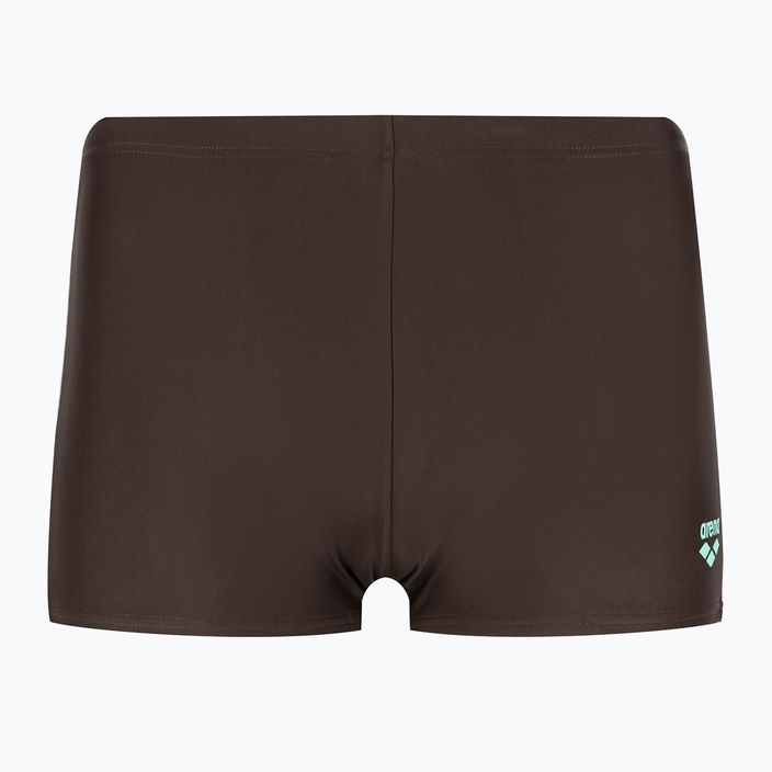 Plavecké boxerky Arena Icons Swim Short Jednofarebné sepia/voda