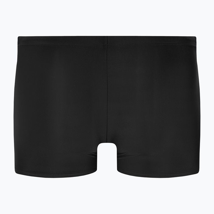 Plavecké boxerky Arena Icons Swim Short Jednofarebné čierno-biele 2