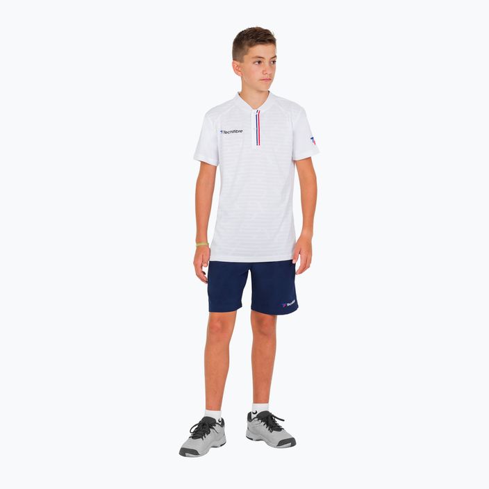 Tecnifibre detské tenisové tričko Polo white 22F3VE F3 8
