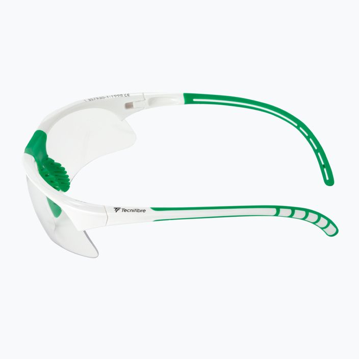 Squashové okuliare Tecnifibre bielo-zelené 54SQGLWH21 4
