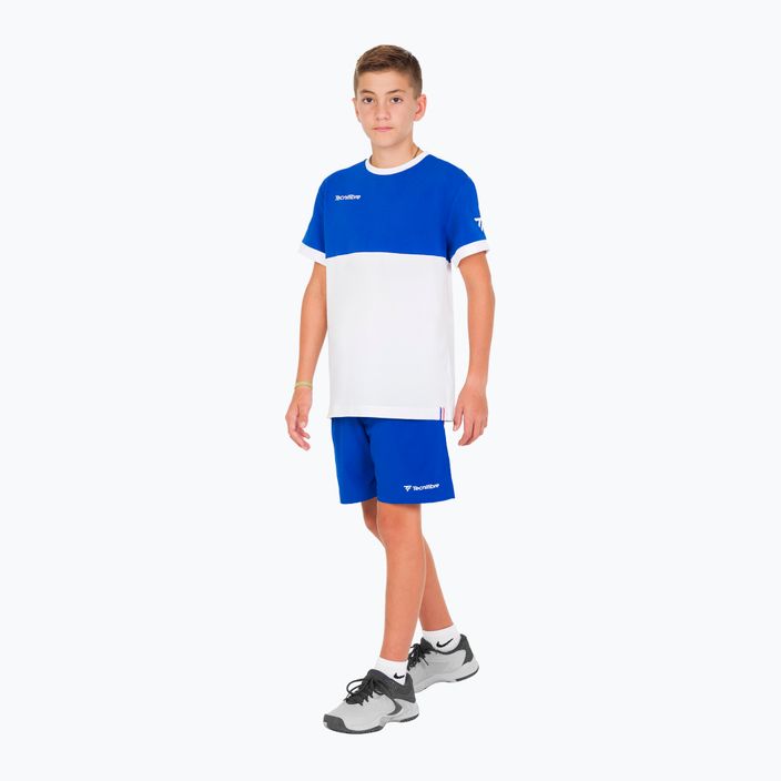 Tecnifibre Stretch detské tenisové tričko biele 22F1ST F1 3