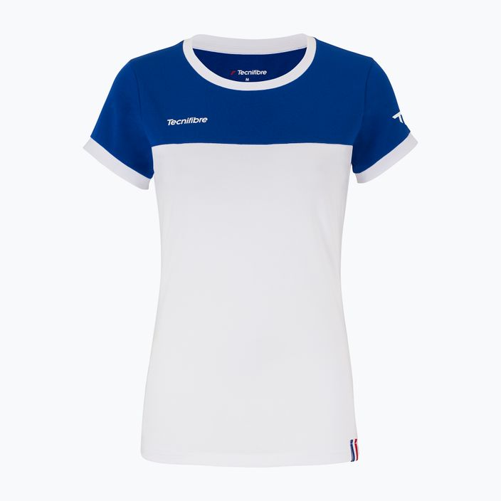Tecnifibre Stretch bielo-modré detské tenisové tričko 22LAF1 F1 6