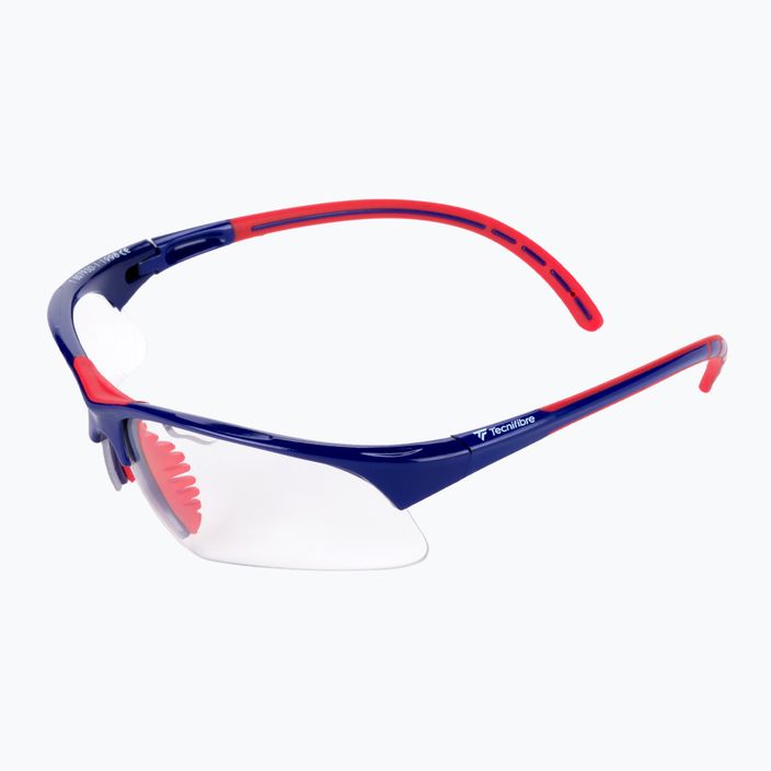 Okuliare na squash Tecnifibre modré/červené 54SQGLRE21 5