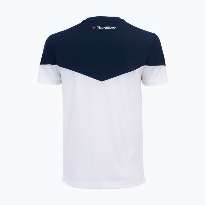 Pánske tenisové tričko Tecnifibre Perf white 22PERFTEE 2