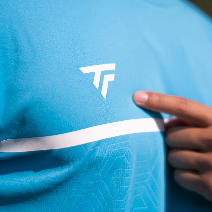 Detské tenisové tričko Tecnifibre Team Tech Tee modré 22TETEAZ3D 6