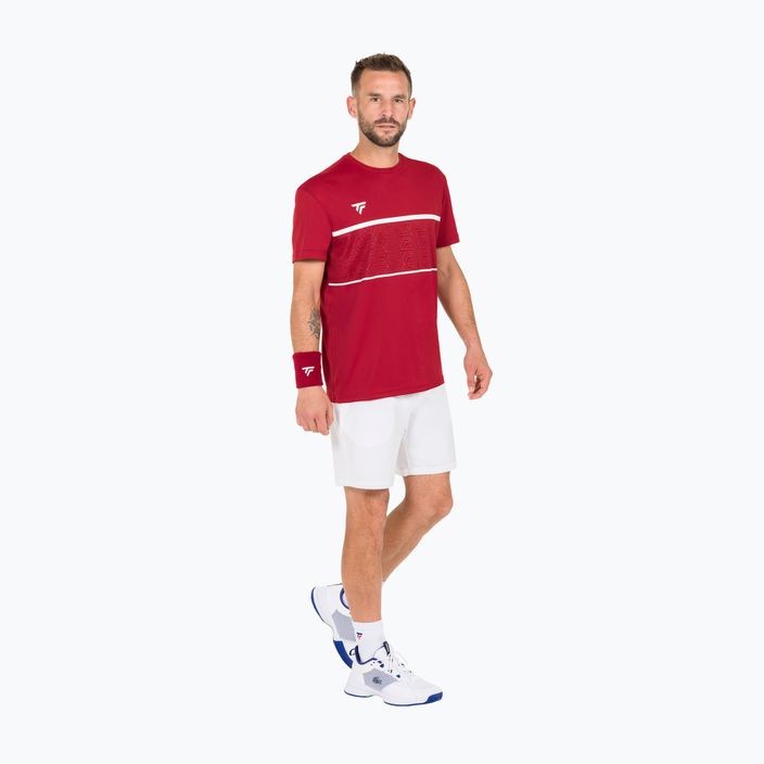 Pánske tenisové tričko Tecnifibre Team Tech Tee červené 22TETECR33