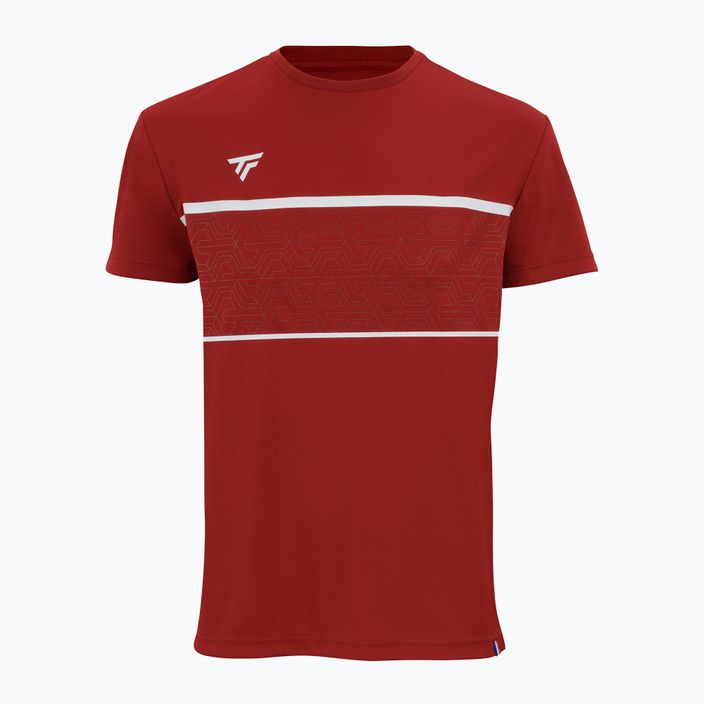 Pánske tenisové tričko Tecnifibre Team Tech Tee červené 22TETECR33 2