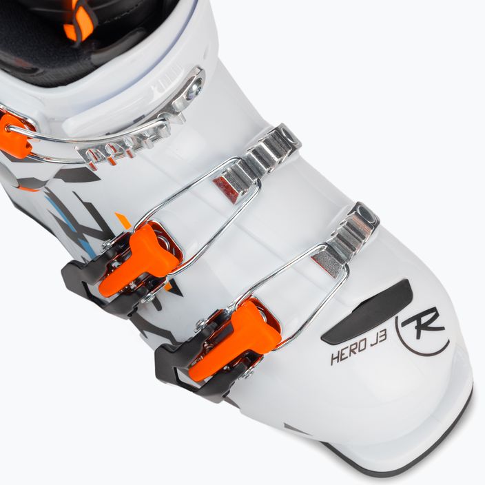 Detské lyžiarske topánky Rossignol Hero J3 white 6