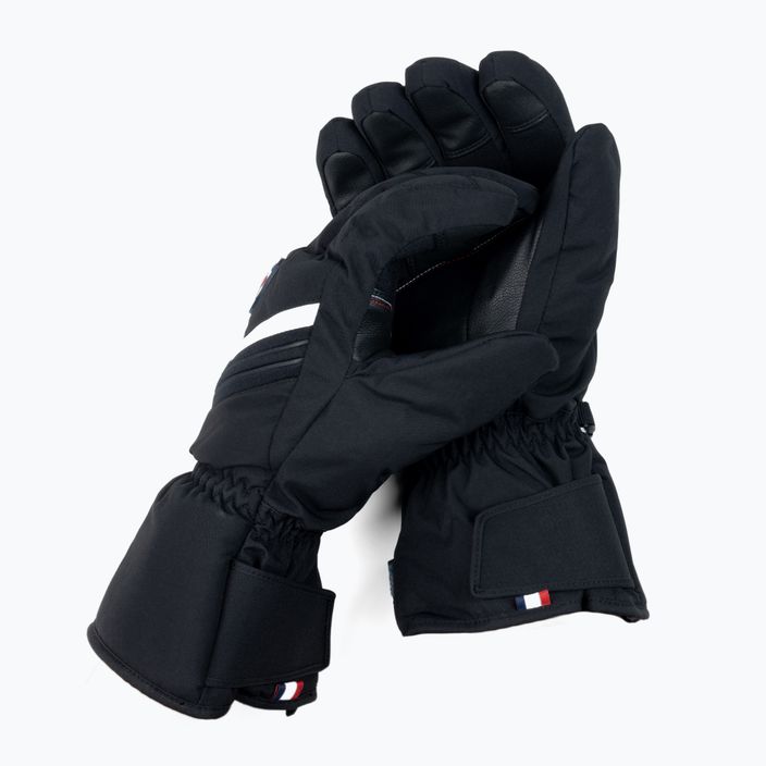 Pánske lyžiarske rukavice Rossignol Legend Impr black/white