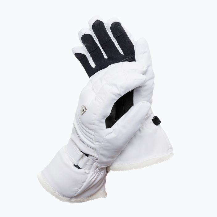 Dámske lyžiarske rukavice Rossignol Saphir Impr G white