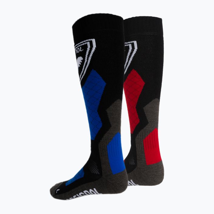Pánske lyžiarske ponožky Rossignol L3 Thermotech 2P black 2