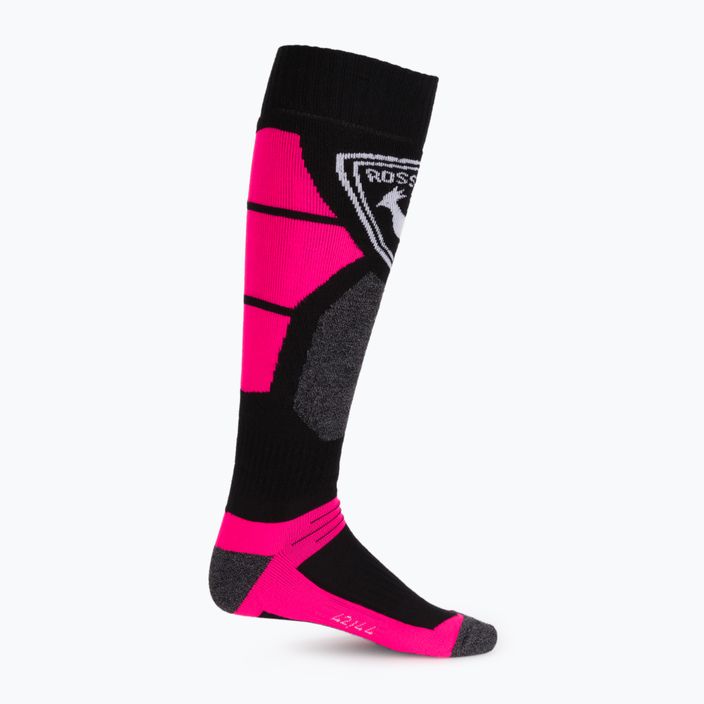 Dámske lyžiarske ponožky Rossignol L3 W Premium Wool fluo pink 3