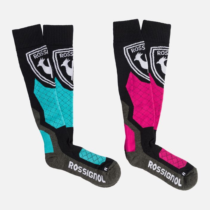 Dámske lyžiarske ponožky Rossignol L3 Thermotech 2P black 2