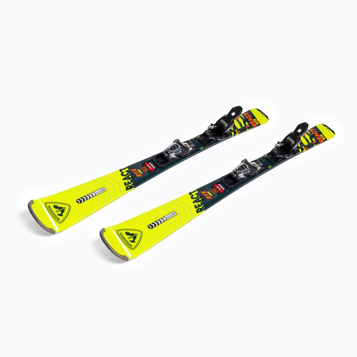 Zjazdové lyže Rossignol React RTX + Xpress 10 GW yellow/black 5