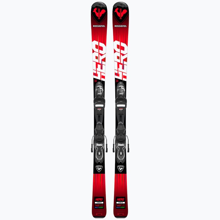 Detské zjazdové lyže Rossignol Hero 130-150 + XP7 red 10