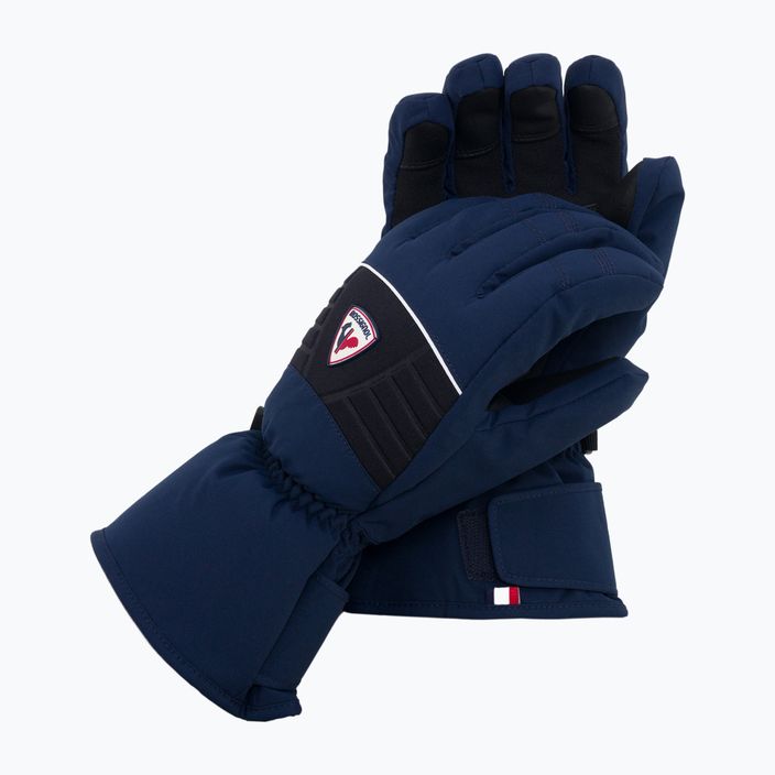 Pánske lyžiarske rukavice Rossignol Legend Impr navy