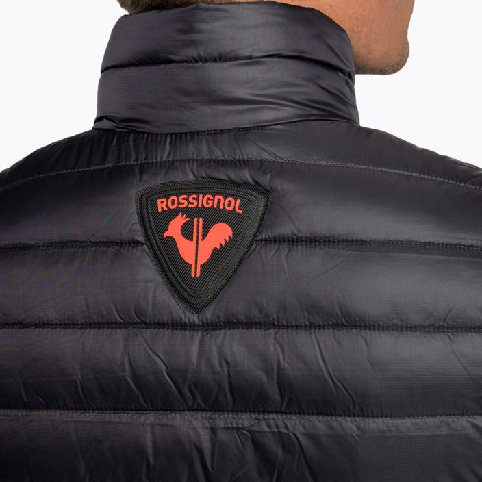 Pánska lyžiarska bunda bez rukávov Rossignol Hero Logo Vest black 5