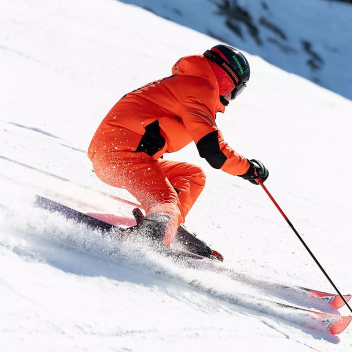 Pánske lyžiarske nohavice Rossignol Hero neon red 11