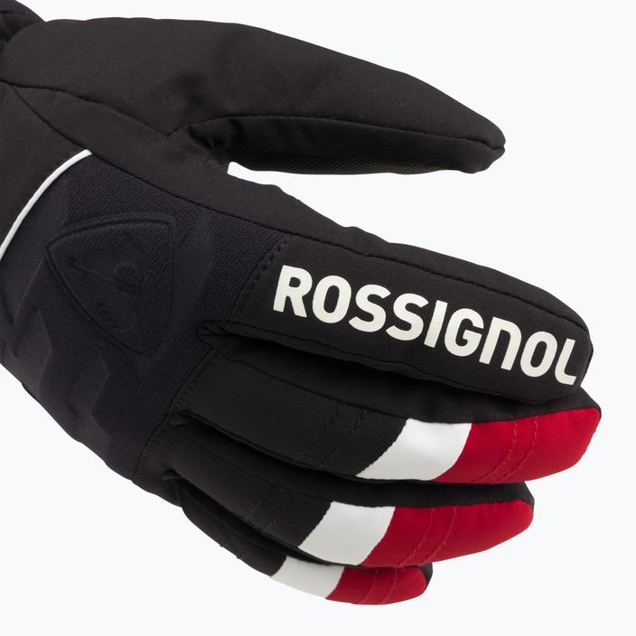Rossignol Speed Impr športové červené pánske lyžiarske rukavice 4