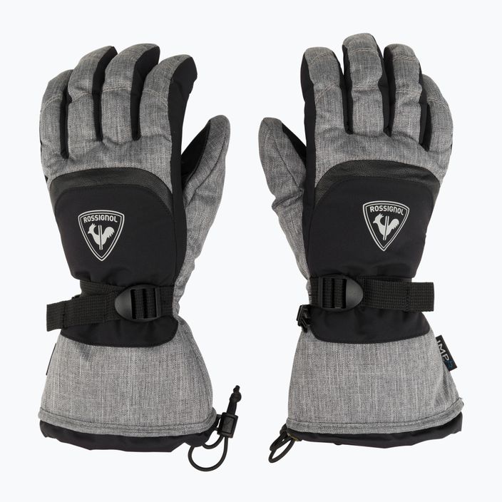 Rossignol Type Impr G heather grey pánske lyžiarske rukavice 3