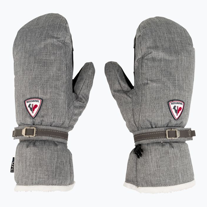 Dámske lyžiarske rukavice Rossignol Romy Impr M heather grey 3