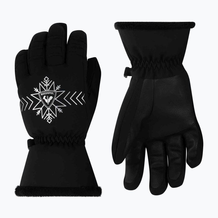 Dámske lyžiarske rukavice Rossignol Perfy G black 5