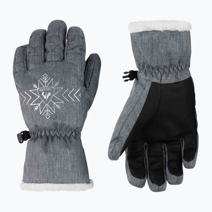 Dámske lyžiarske rukavice Rossignol Perfy G heather grey 5