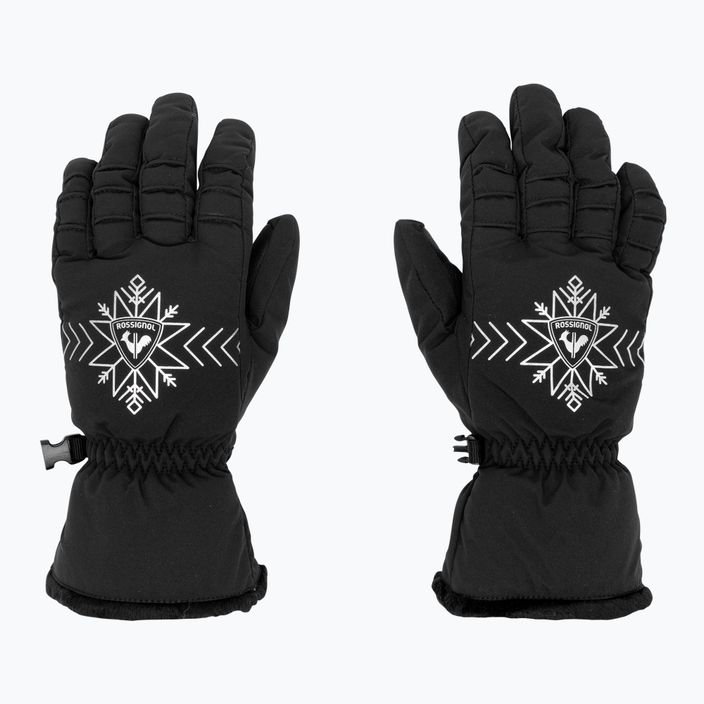 Dámske lyžiarske rukavice Rossignol Perfy G black 3