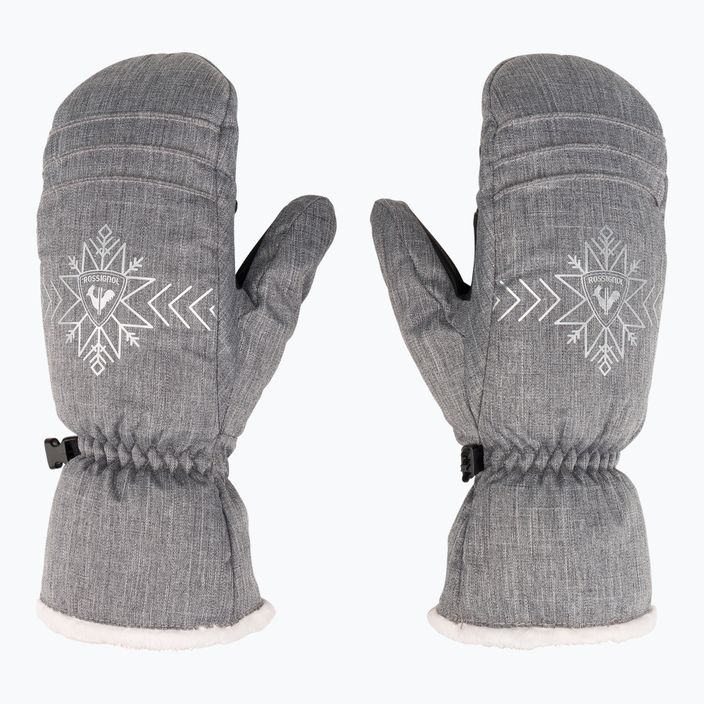 Dámske lyžiarske rukavice Rossignol Perfy M heather grey 3