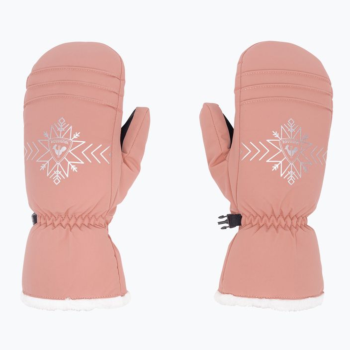 Rossignol dámske lyžiarske rukavice Perfy M cooper pink 3