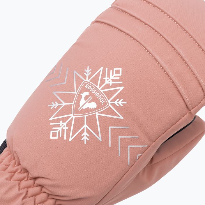 Rossignol dámske lyžiarske rukavice Perfy M cooper pink 4