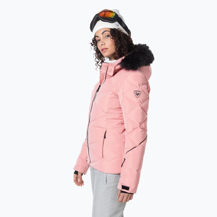 Rossignol Staci dámska lyžiarska bunda cooper pink 3
