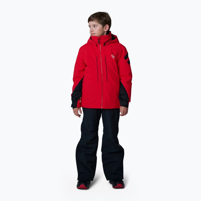 Rossignol Boy Ski sports červená detská lyžiarska bunda 2