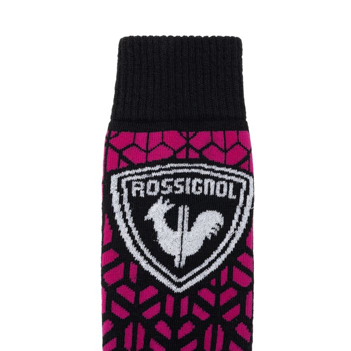 Pánske lyžiarske ponožky Rossignol L3 Wool & Silk orchid pink 3