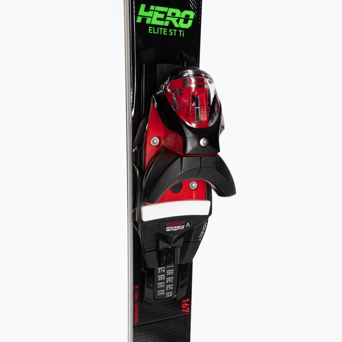 Zjazdové lyže Rossignol Hero Elite ST TI K + viazanie SPX14 black/red 4