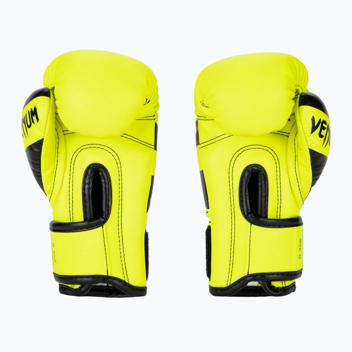 Detské boxerské rukavice Venum Elite Boxing neo yellow 2