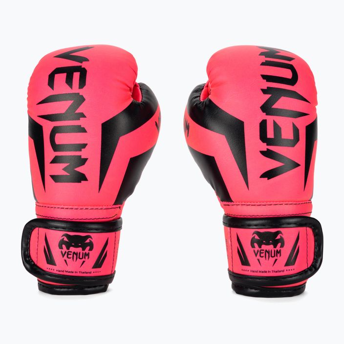 Detské boxerské rukavice Venum Elite Boxing fluo pink