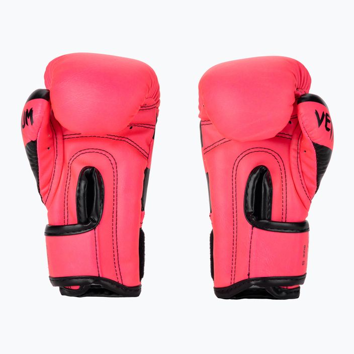 Detské boxerské rukavice Venum Elite Boxing fluo pink 2