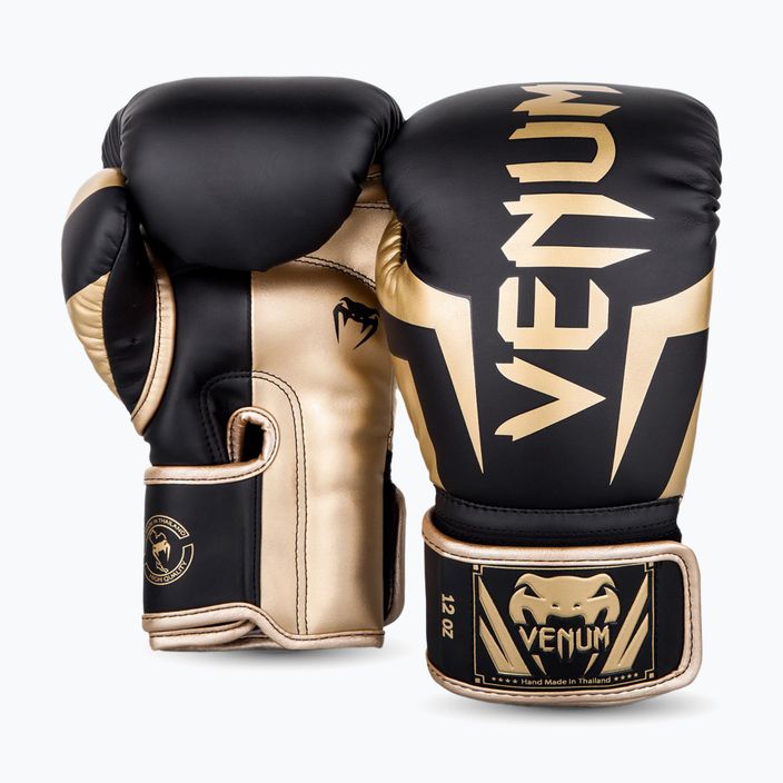 Pánske boxerské rukavice Venum Elite čierno-zlaté VENUM-1392 9