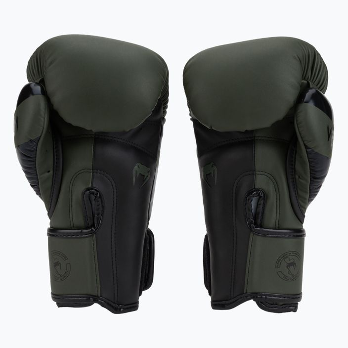 Venum Elite pánske boxerské rukavice zelené VENUM-1392 2