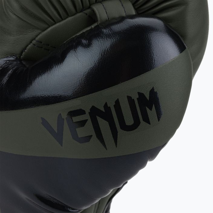 Venum Elite pánske boxerské rukavice zelené VENUM-1392 6