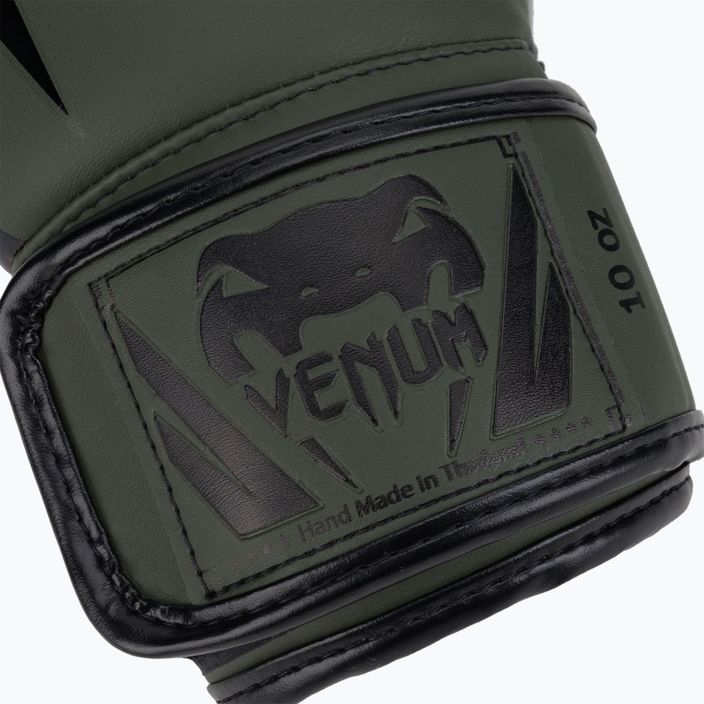 Venum Elite pánske boxerské rukavice zelené VENUM-1392 7