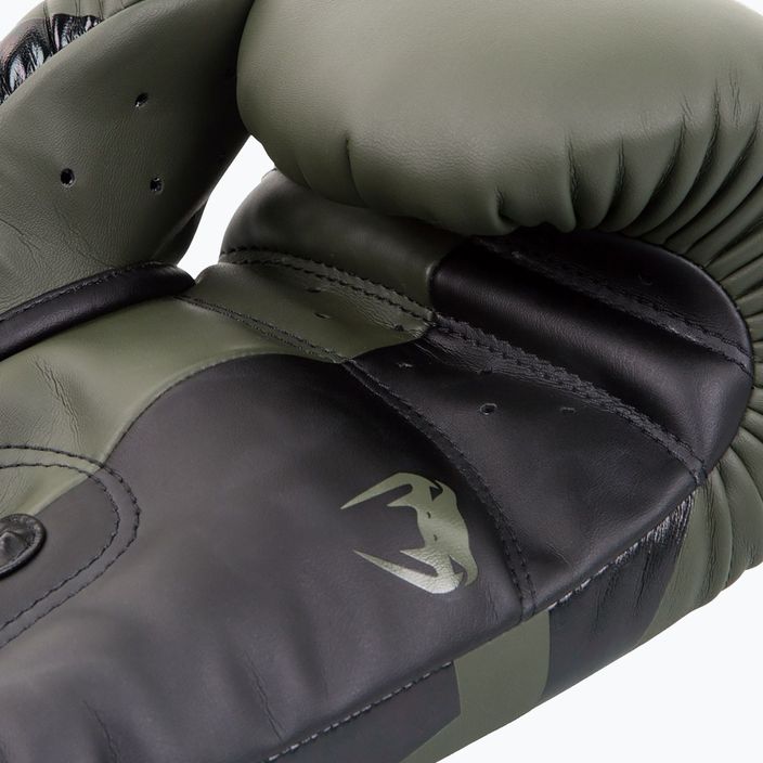 Venum Elite pánske boxerské rukavice zelené VENUM-1392 11