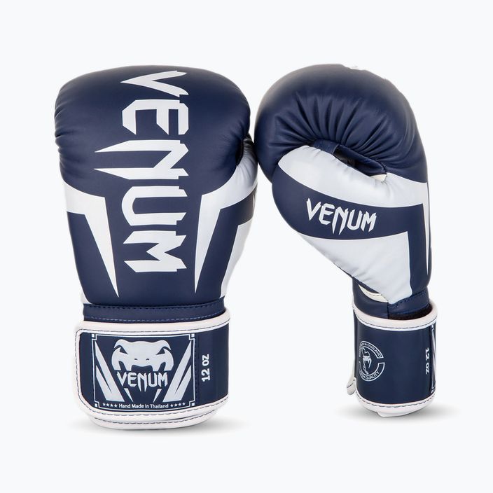 Modro-biele boxerské rukavice Venum Elite 1392 9