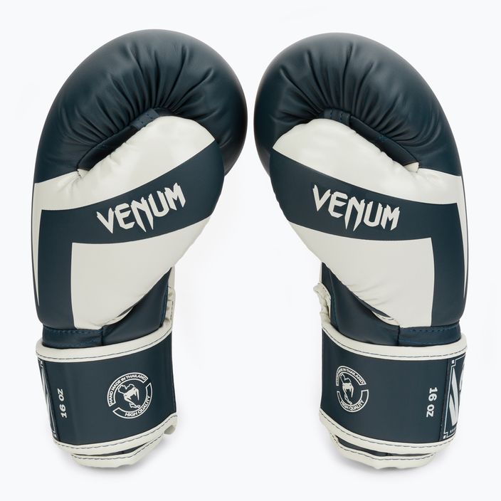 Modro-biele boxerské rukavice Venum Elite 1392 4