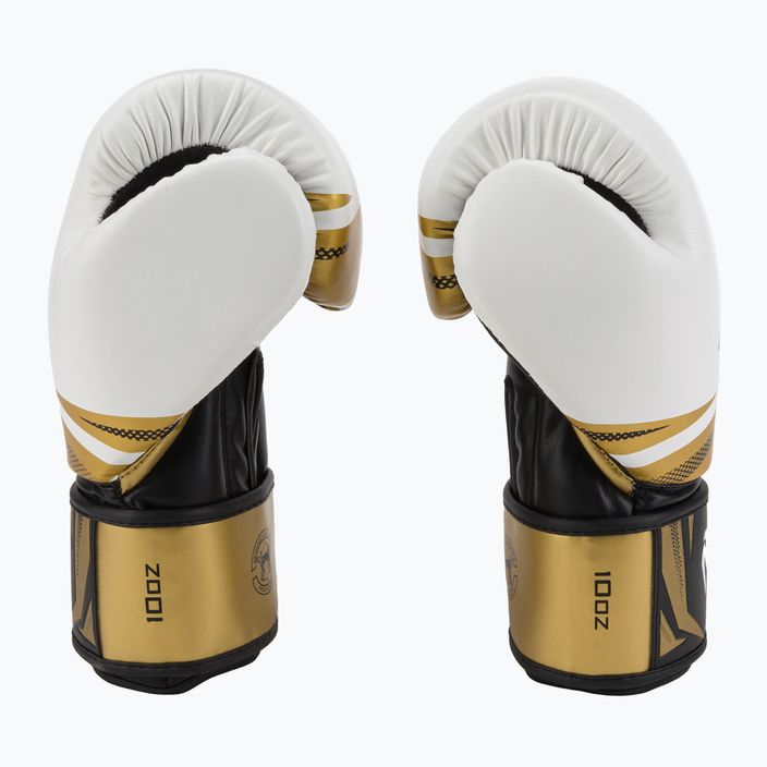 Venum Challenger 3.0 biele a zlaté boxerské rukavice 03525-520 4