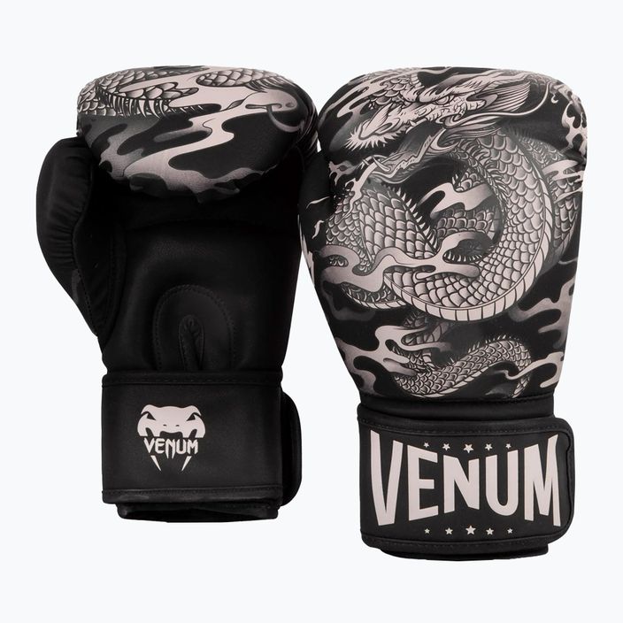 Boxerské rukavice Venum Dragon's Flight black/sand 5