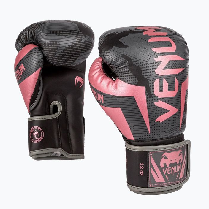 Pánske boxerské rukavice Venum Elite čierno-ružové 1392-537 6
